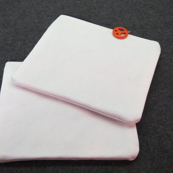 Peace and Love Small Makeup Bag Cosmetic Clutch NEW with Tags - Picture 5 of 5